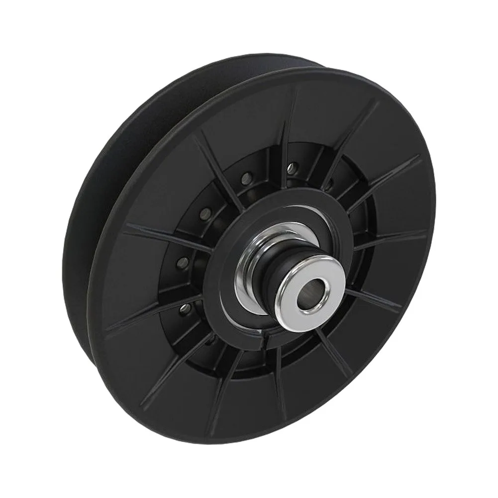 Drive Belt Pulley AUC20589 Compatible with Multiple Vehicle and Equipment Models Metal Construction Black Finish
