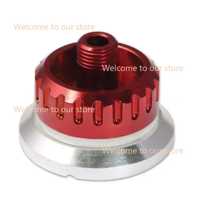 Vacuum Process, Carbon Fiber Resin Infusion, Self Sealing Metal Vacuum Valve Nozzle, Reusable Vacuum Bag Connector, Red Base