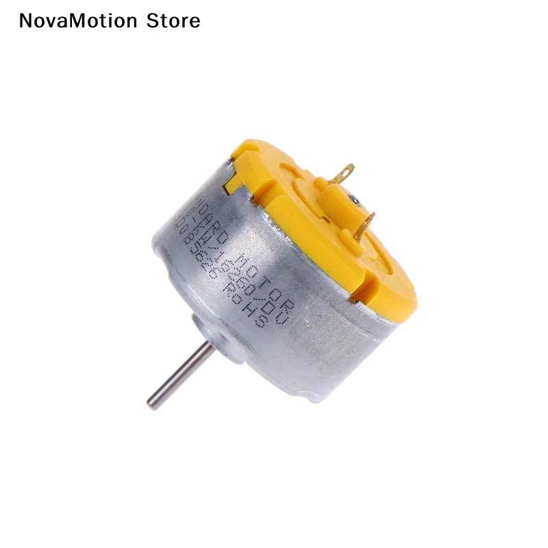 [NM]Standard Motor RC500-KW/16260 DC 6V 9V 12V Mini 32mm Diameter Round Spindle Motor Long Shaft Sweeper Robot Fragrance Machine