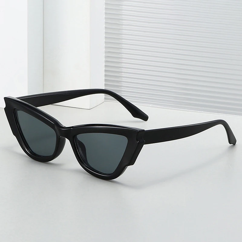 JNPCXI New Rainbow Cat Eye Sunglasses Women for Men Luxury Brand Designer Vintage Sun Glasses Popular Punk Eyeglasses