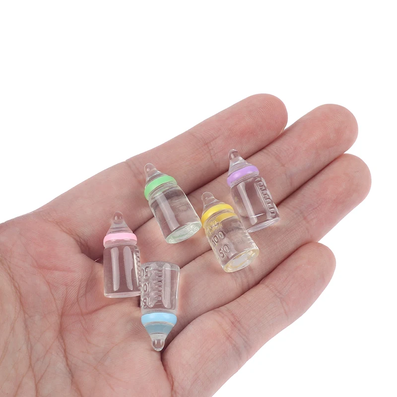 18 stili 1:12 casa delle bambole biberon in miniatura capezzoli modello Mini biberon bambini finta gioca giochi giocattoli Baby House ciuccio
