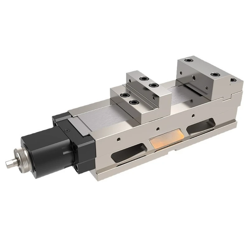 Supercharged vice numerical control machine tool double force fixture, heavy workpiece anti-displacement locking, hardened steel