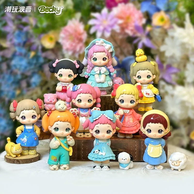 

New Original Becky Hairy Spring Day Tour Trendy Blind Box Figurine Desktop Decoration Cute Toy Collectible Doll Holiday Gift