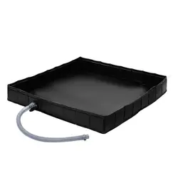 Foldable Shower Base Outdoor Tent RV Camping Awning Shower Tray Portable Shower Pan Foldable Shower Base for Camping Travel