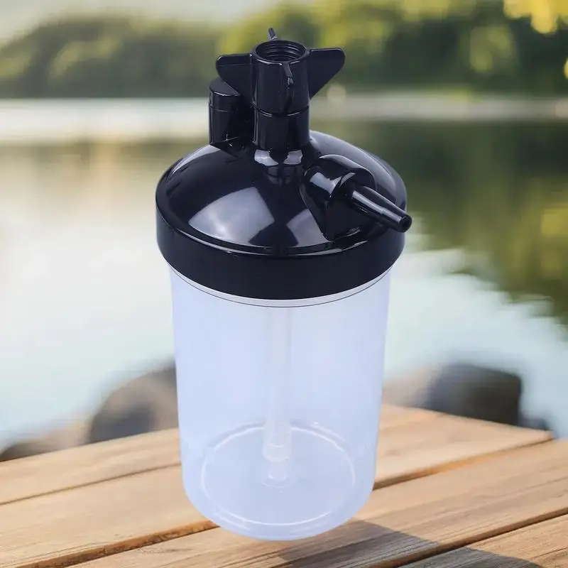 Oxygen Concentrator Humidifier Bubbler Bottle Humidity For Oxygen Concentrator With Tubing Connector Elbow