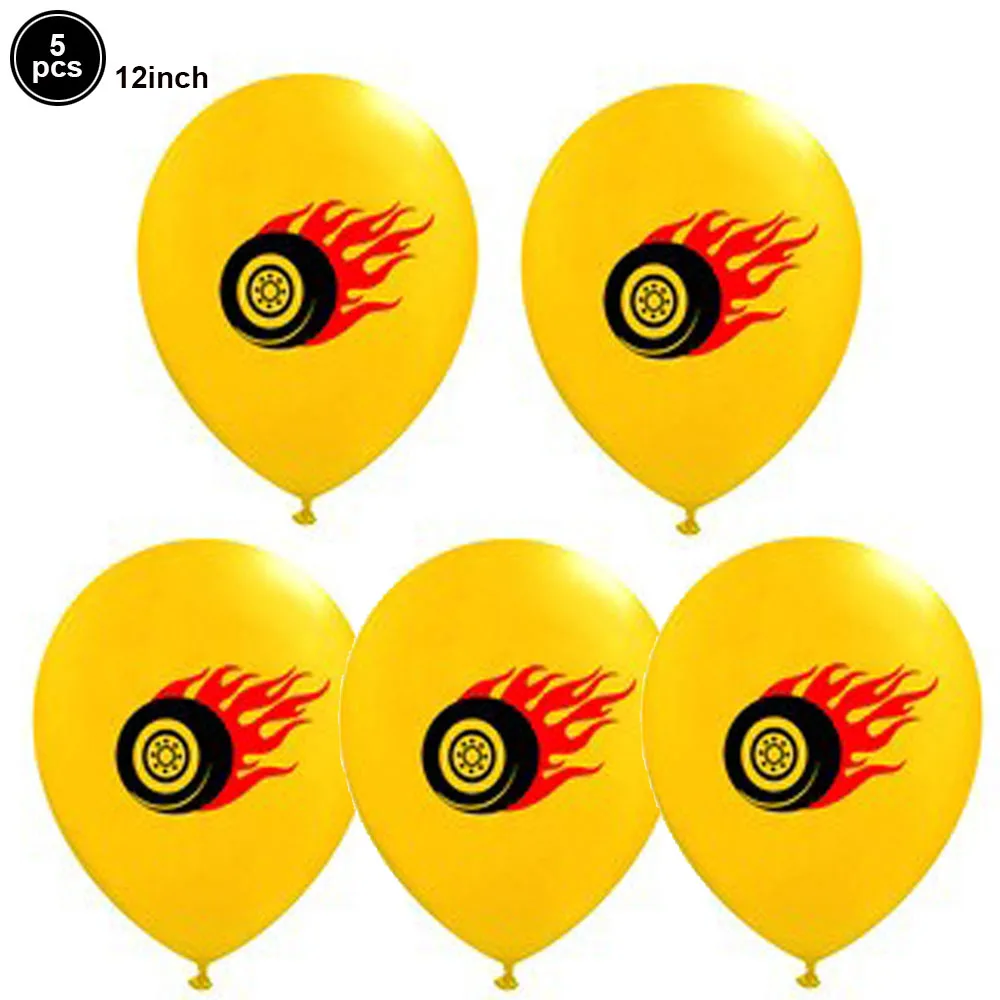 1 Pcs Big Monster Truck Balloon Car Themed Birthday Foil Ballons Dump Truck Helium Balloon Boy Birthday Party Decor Supplies
