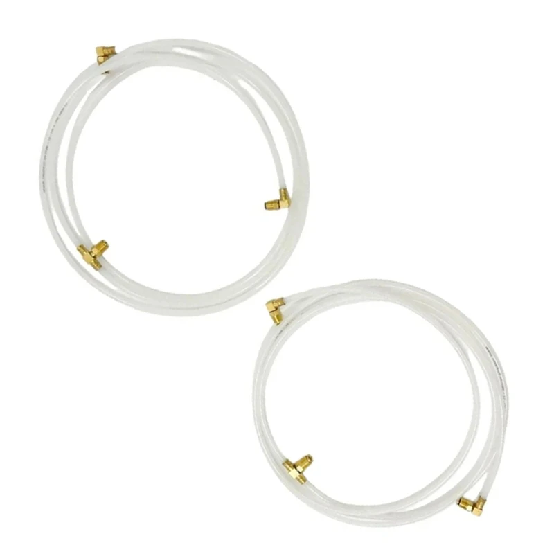 1Pair Convertible Top Hydraulic Fluid Hose Lines Pair Hoses Ho-White-Set For Ford Fairlane Parts