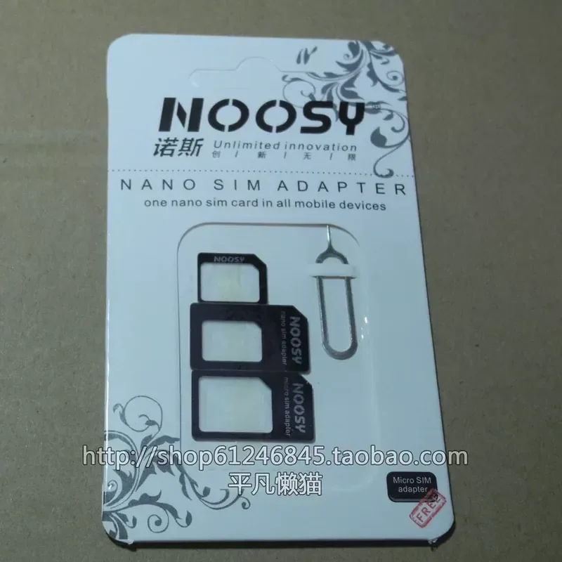 Комплект из четырех чехлов-картхолдеров NOOSY SIM Restore для Samsung S4 и Xiaomi Cato с отсеком для карт, бесплатная доставка