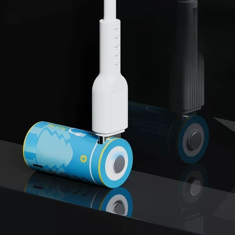 16340 850mAh Strong Light Flashlight USB Rechargeable Battery RCR123A Smoke Alarm Lithium Long-range Rechargeable Battery
