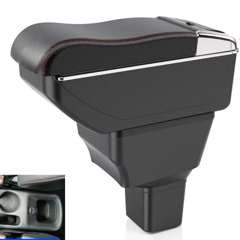 

Car Armrest Box for Nissan Kicks 2016 2017 2018 2019 2020 2021 Hand Arm Rest Center Console Storage USB Retrofit Parts Accessory