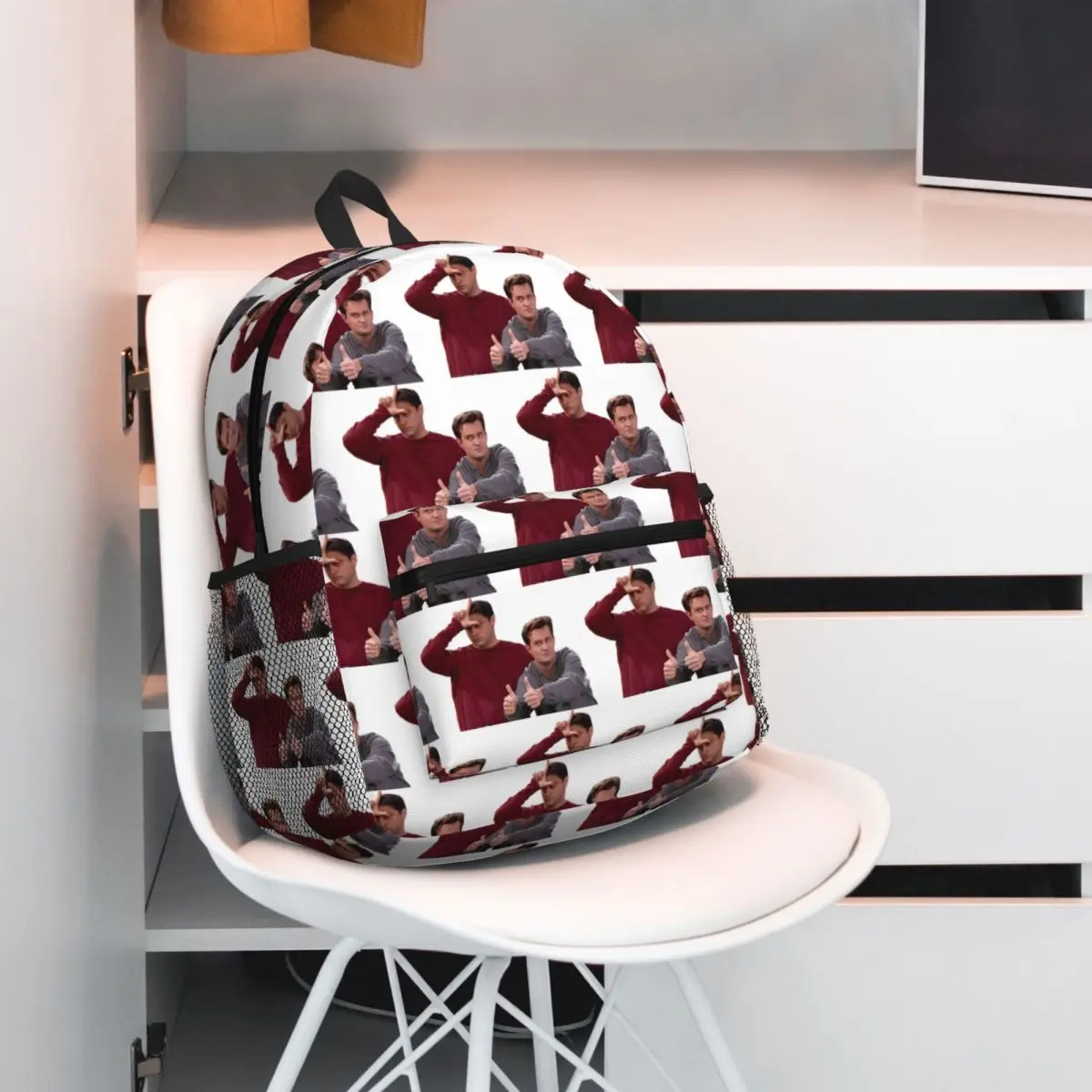 Classic Friends TV Programs Backpack Student BookBag Children School Bag Computer Shoulder Bags for Boys Girls