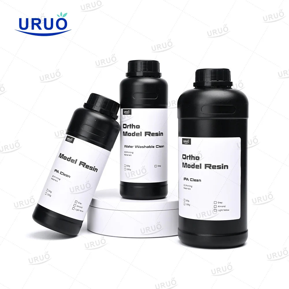 3D Printer Resin For 385&405mm Printer For High Precision /Permanent Crown Temporary Restoration Crown & Bridge Resin 500g/1000g