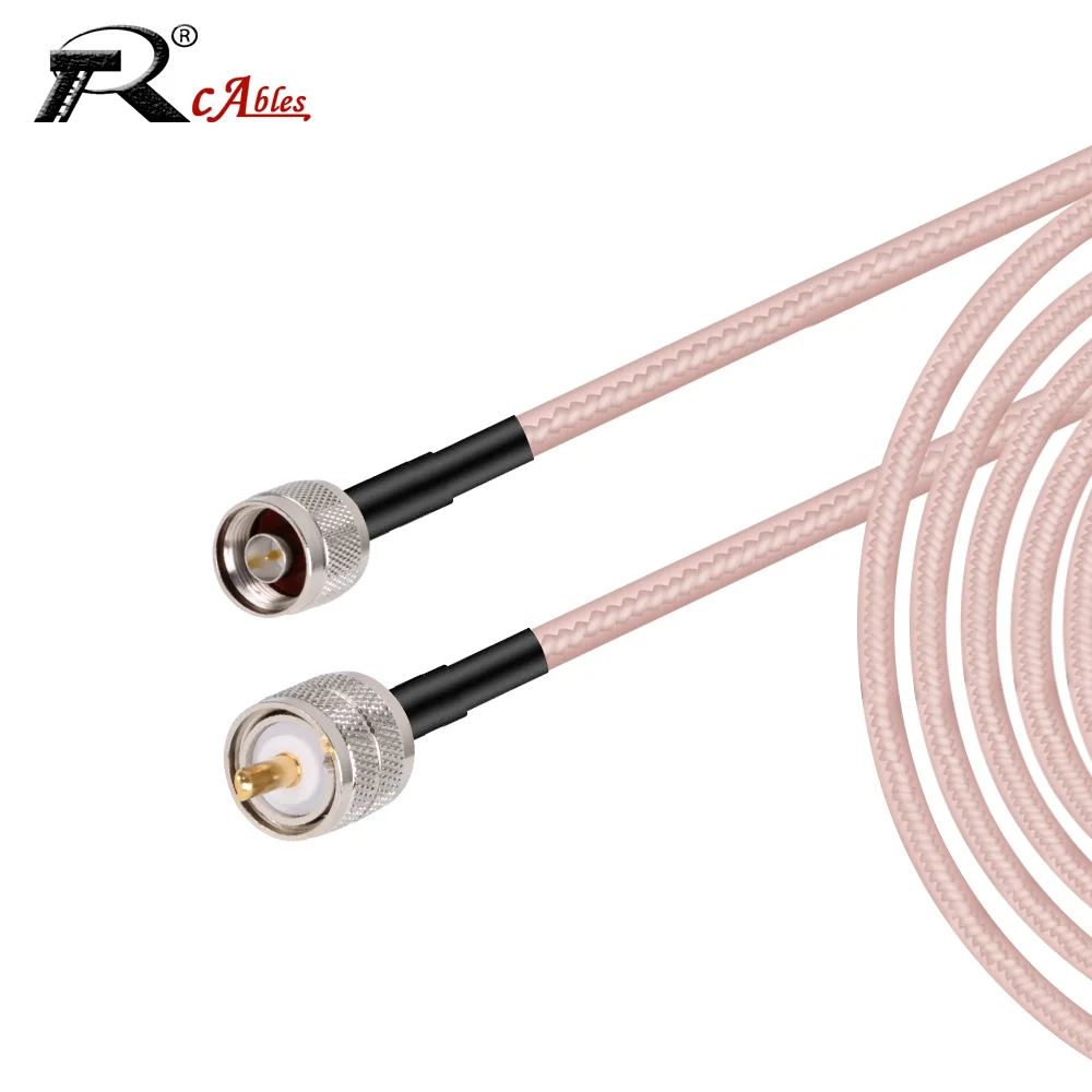 N Male to UHF Male PL259 Plug Adapter Cable RG316 Pigtail RF Extension Cable 15CM 6
