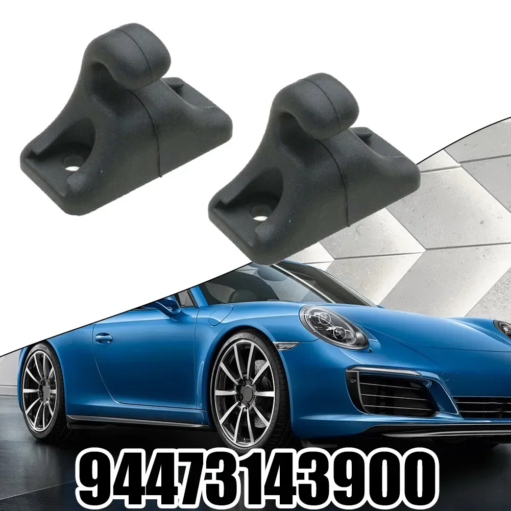 Carhome 2pcs  Sun Visor Clip Hook Bracket Car Interior Plastic Sunvisor Fastener Clip Trim For Porsche 924 944 968 94473143900 N