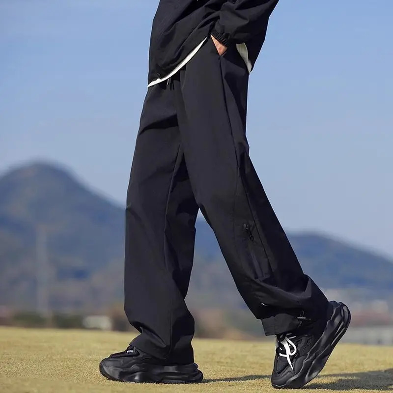 

2025 New Waterproof Men's Autumn/Winter Fashion Lining American Retro Functional Pants Outdoor Mountaineering Pants