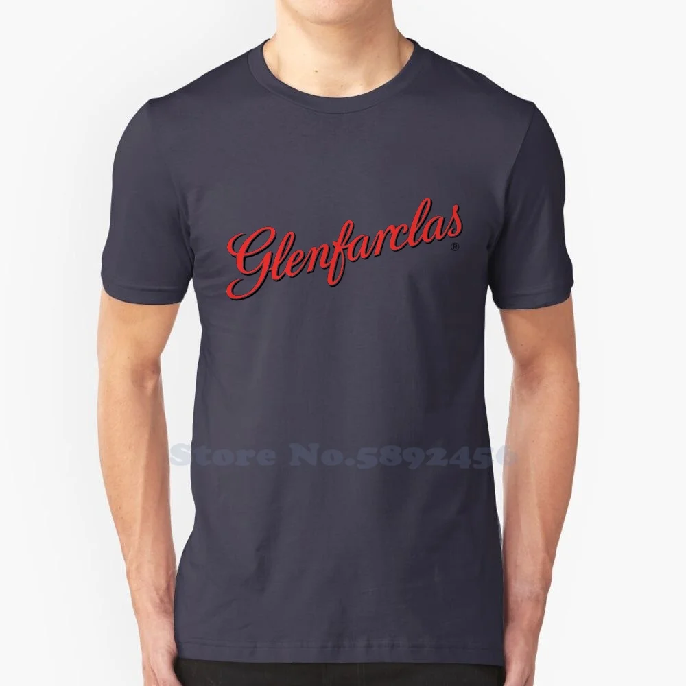 Official Glenfarclas Merchandise 100% Pure Cotton T-Shirt Official Glenfarclas Vodka Absolut Drinking Scotland Whisky Speyside