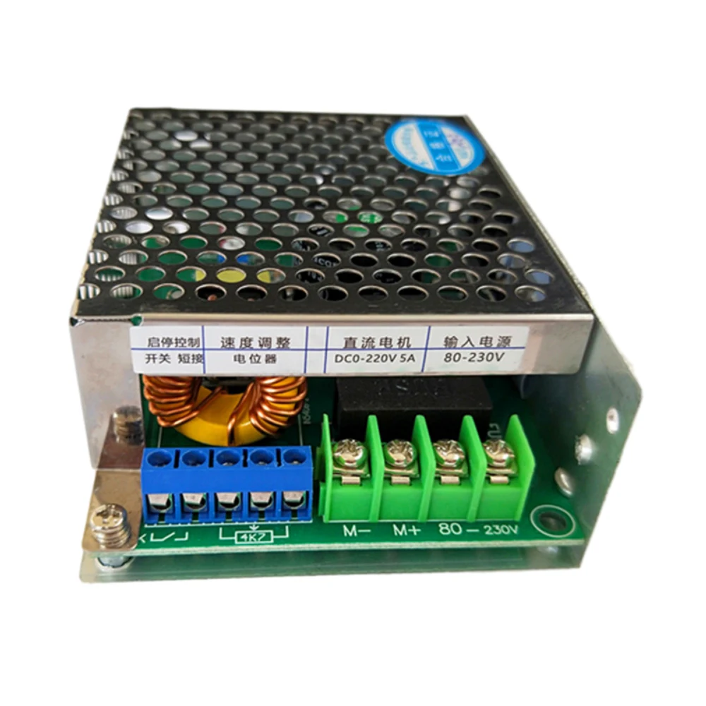 

Input Motor Governor AC/DC 80-230V PWM 0-220V Output Voltage Adjustable Permanent Magnet Motor Drive Module Controller Board