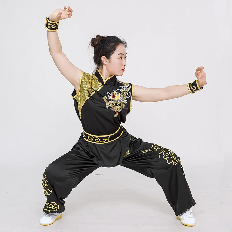 Southern Fist Martial Arts Uniforms for Children's Training, Men's Summer Competition and Contest Outfits