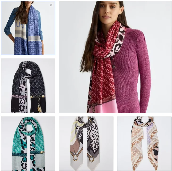 Foreign trade original single Italian new printing fashion delicate long women's shawl scarf