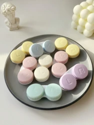 Contact Lens Case Box, Mini Contact Lens Case, Colorful Bulk Box Holder Container, Contact Lens Case Set