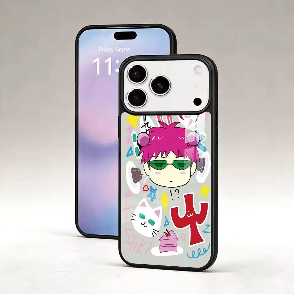 Kusuo Saiki  Phone Case For iPhone17,16,15,14,13,12,11 Plus,Pro Magnetic Supports Magnetic Wireless Charging