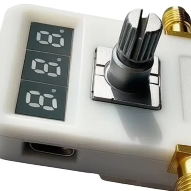 

9kHz 6GHz USB Powered Adjustable CNC Attenuator 0 63.5dB Digital Step Control For RF Signal Testing Measurement Tool
