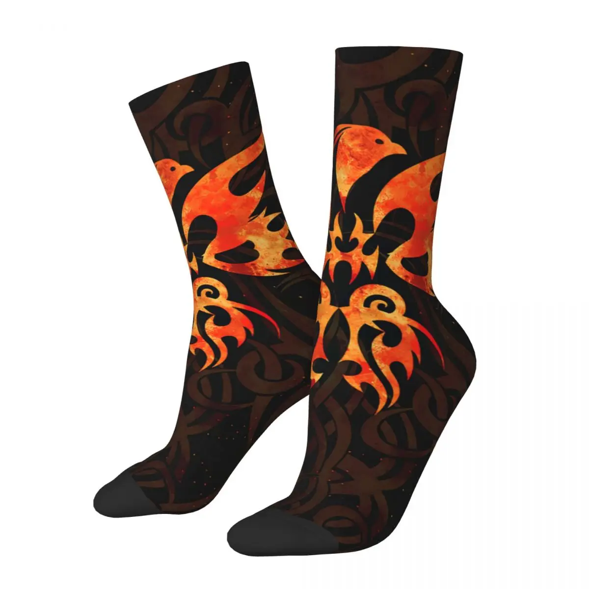 Fire Phoenix Bird-Calcetines Unisex para adultos, medias para hombre y mujer