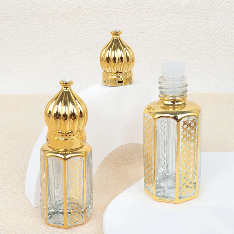 1PC Refillable Dropper Bottles DIY Decoration Mini Transparent Empty Sample Vial Essential Oil Bottles Perfume Bottles