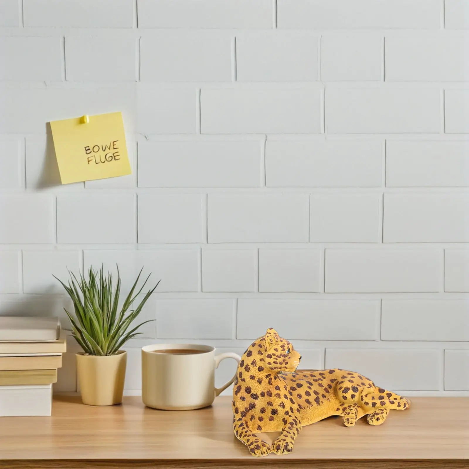 

Реалистичная статуэтка леопарда из смолы: символическое украшение для дома, символизирующее мужество, силу и независимость. Декор для гостиной, настольное украшение, идея для подарка.