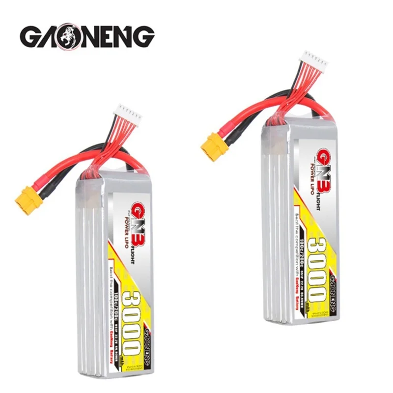 GNB HV 6S 22.2V 3000mAh batteria Lipo MAX 100C per FPV Drone RC elicottero auto barca UAV RC parti con spina XT60/XT90/T