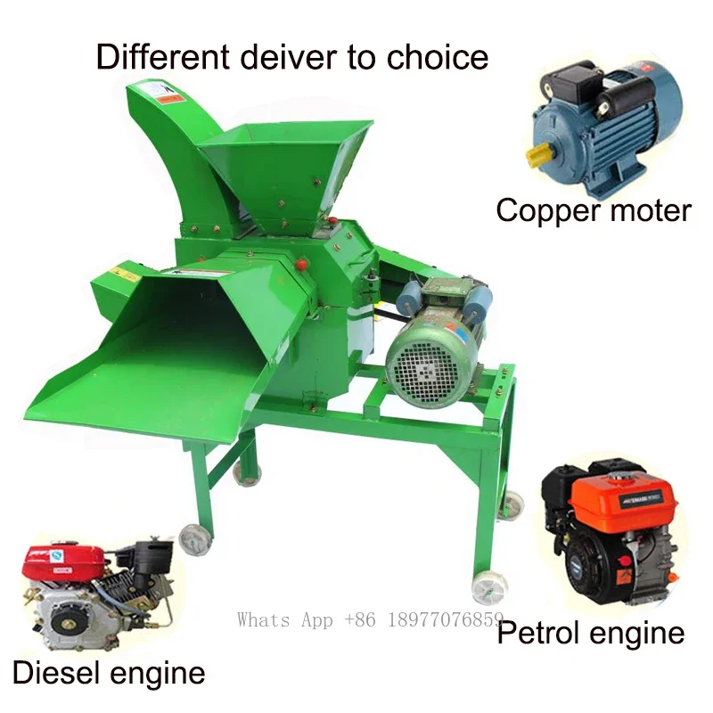 Multifunctional Wet And Dry Chaff Cutter Poultry Feed Processing Machine Animal Feed Grass Chopper In India