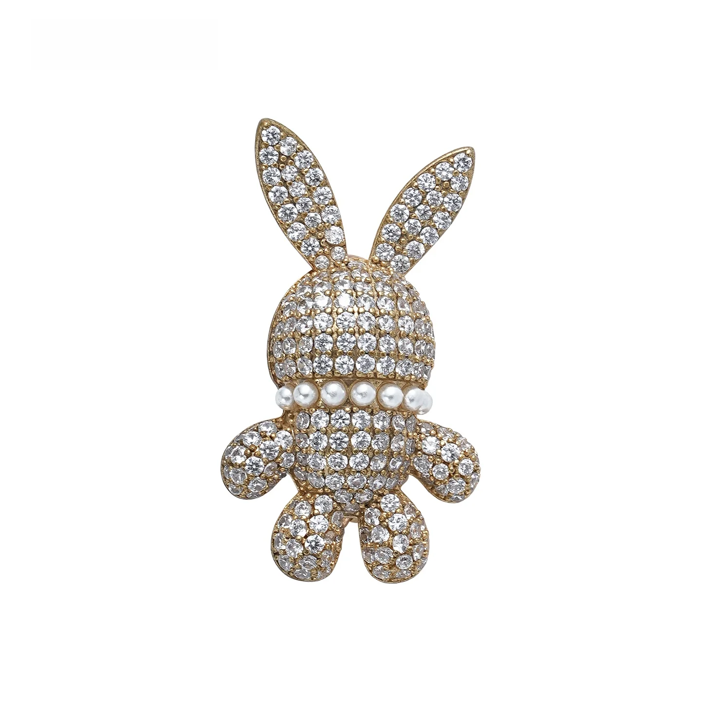 exquisite-shiny-rhinestone-rabbit-brooch-3d-diamond-pin-pearl-suit-chest-flower-fashionable-accessory-by-jiafen