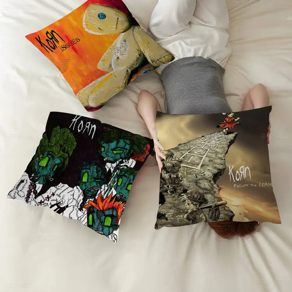 Band R-Rock Korn Cushion Cover Inches Farmhouse Decor Home Throw Pillow Covers for Couch Decorations