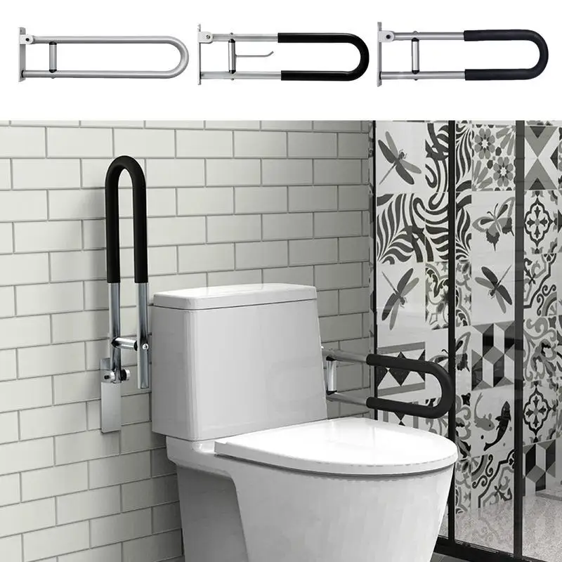 

Elderly Safety Shower Handrail Handicap Grab Bar sturdy Aluminum Alloy Safety Handrails Handle Grab Bars Toilet Handrail