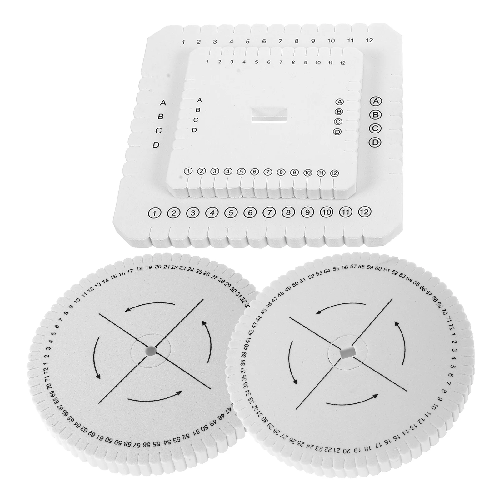 

Braiding Board Foam Weaving Board for Bracelet Necklace Making Crafts Tools Kumihimo Disks Set Beading Cord Tool Diy Sewing