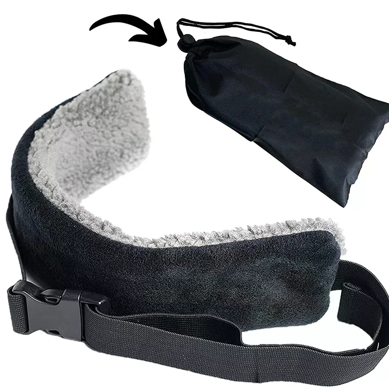 1 Pcs Head Support Strap Adjustable Travel Pillow Airplane Neck Support Band Portable Cars Seat Sleep Aid Head Fixed Strap