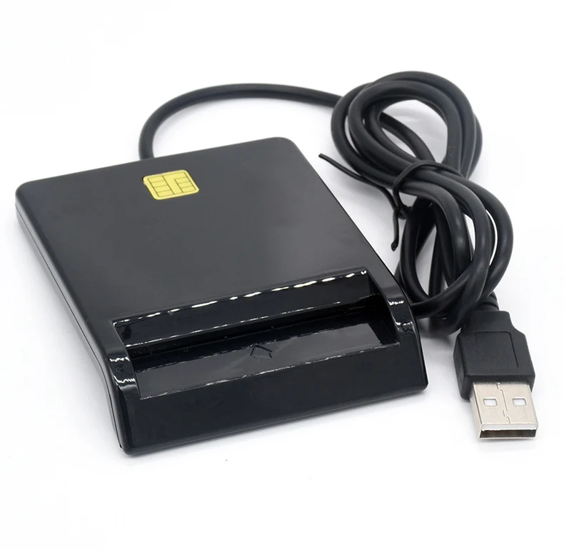 X01 USB Smart Card Reader For Bank Card IC/ID EMV Card Reader High Quality for Windows 7 8 10 Linux OS USB-CCID ISO 7816