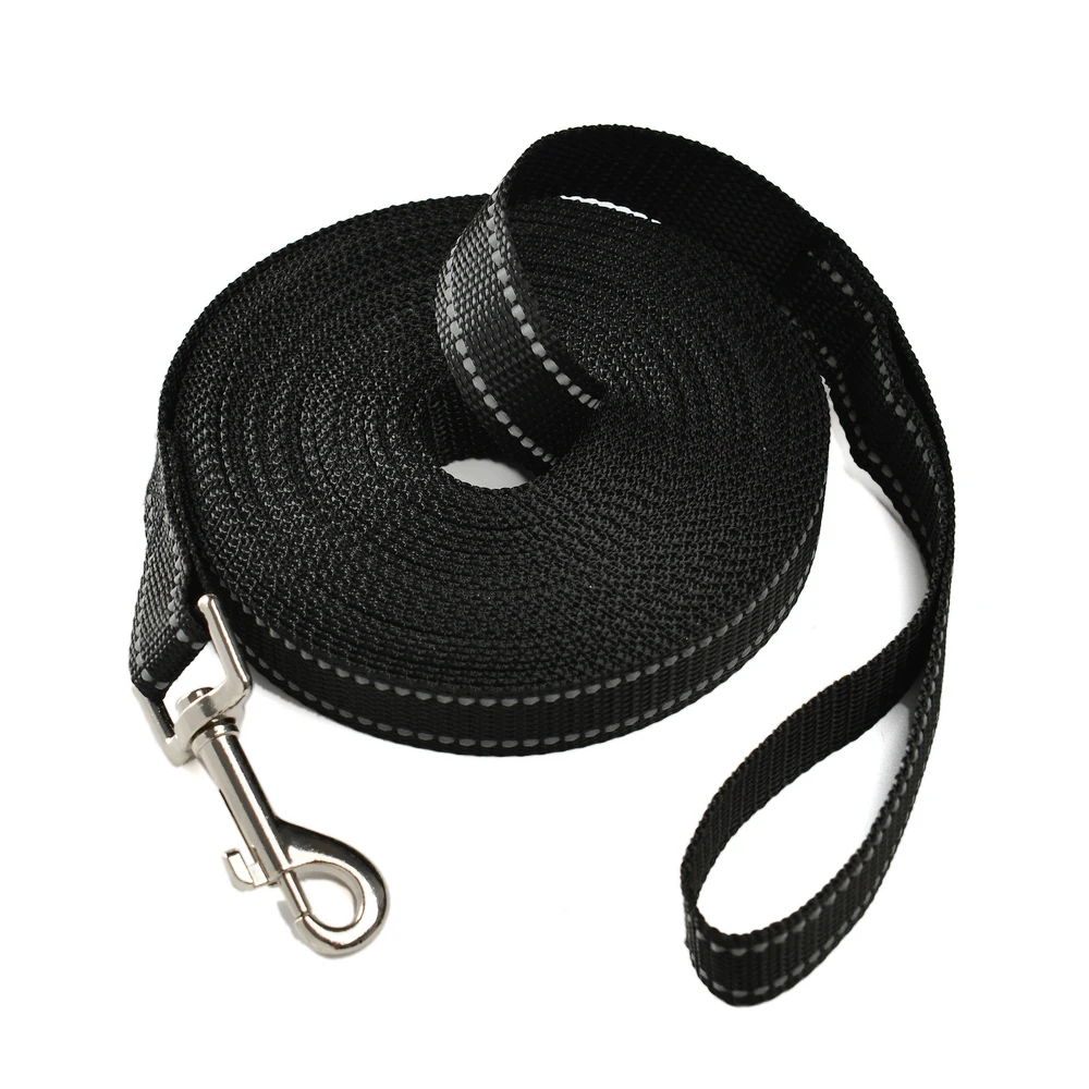 Nylon-Hundeleine, reflektierendes Zugseil für kleine große Hunde, Outdoor-Training, Spazierengürtel, langes Lanyard, Heimtierbedarf – Detail 5