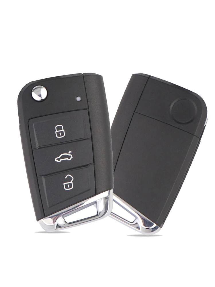 For Skoda Octavia Kodiaq Seat Ateca Leon Ibiza Car Key Case For Volkswagen VW Polo Golf 7 4 5 MK7 2 6 Tiguan Passat Uncut Blade