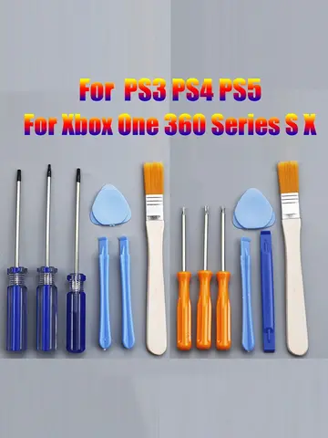 For Xbox One 360 PS3 PS4 PS5 Series Screw Driver Torx T6 T8 T10 Security Screwdriver Tamperproof Hole Repairing Opening Tool