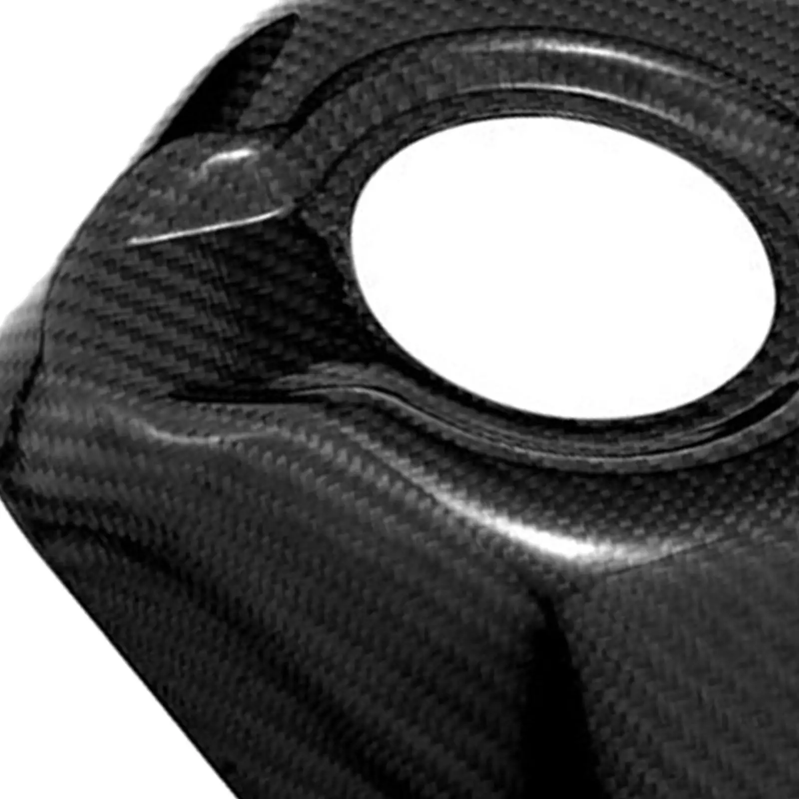 Durable Carbon Fiber Fuel Tank Cap Cover for Honda CRF300L Dirt Bike Engine Motor Accessory Easy Installation