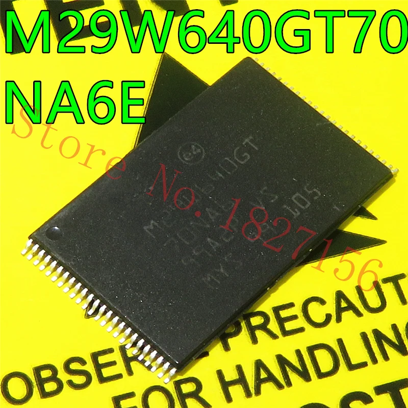 Original M29W640GT70NA6E   64 Mbit (8Mb x8 or 4Mb x16, Page) 3V supply Flash memory