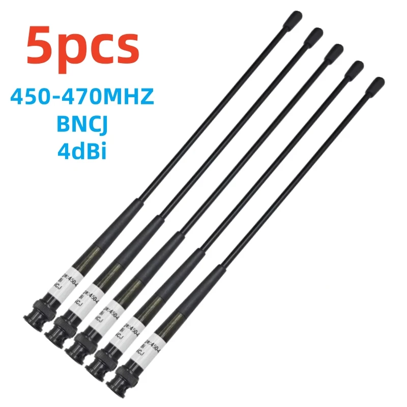 Antena chicote 450-470mhz, 5 peças, porta bncj 4dbi para sokkia para topcon sul trimble total gps rtk instrumentos de estação de levantamento
