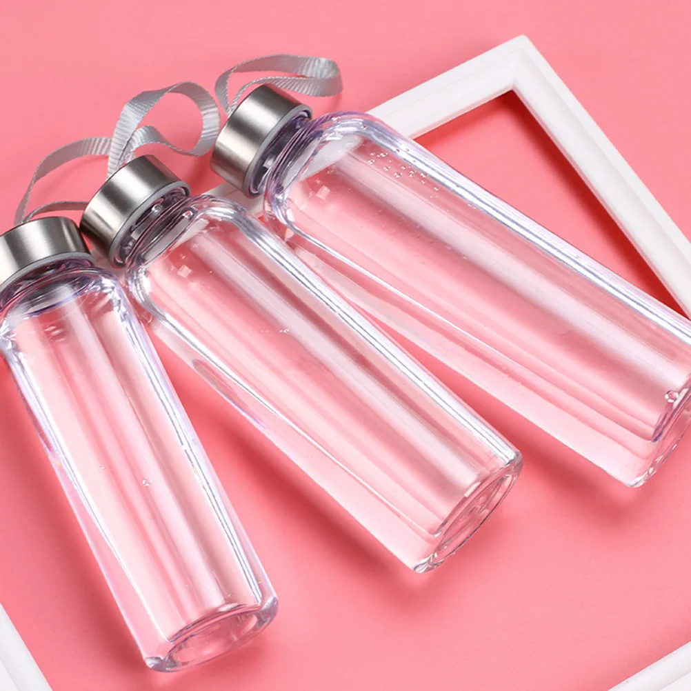

Sports Water Bottle Outdoor Plastic Bottles for Travel Camping Cycling Backpacking Clear Jug Leakproof Durable Food Grade