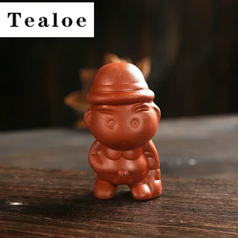 

6 шт./лот кукла пэ китайский Исин Цзыша фиолетовая глина чайный домашнее украшение на чайном подносе прекрасный пэ мальчик чайная игра распродажа в Китае