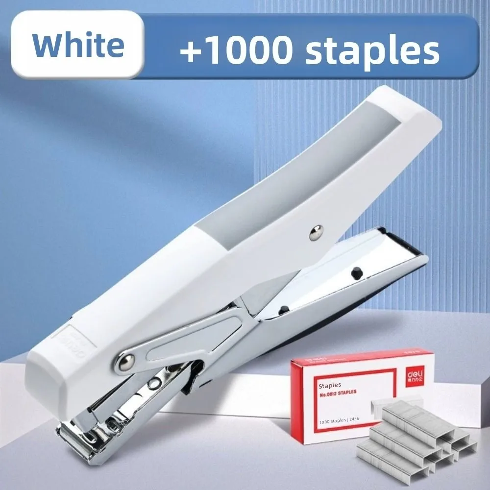 Multifunction Labor-Saving Stapler Metal Up To 25 Pages Paper Stapling Machine Simple Portable Hand Operated Staple Business