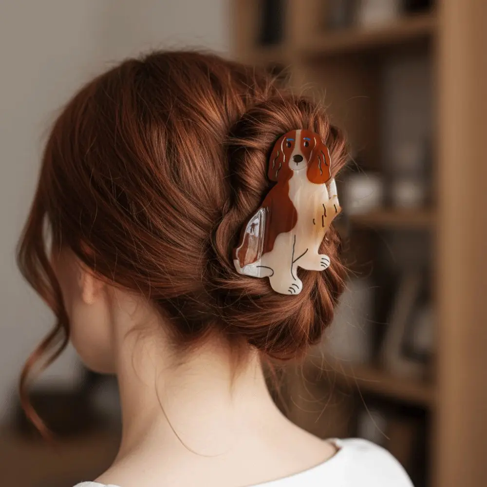 

Creative Acetic Acid Animal Acetate Hair Claw Pet Cartoon Cat Hair Clip Hairpin Headdress Dog Shark Clip Daily