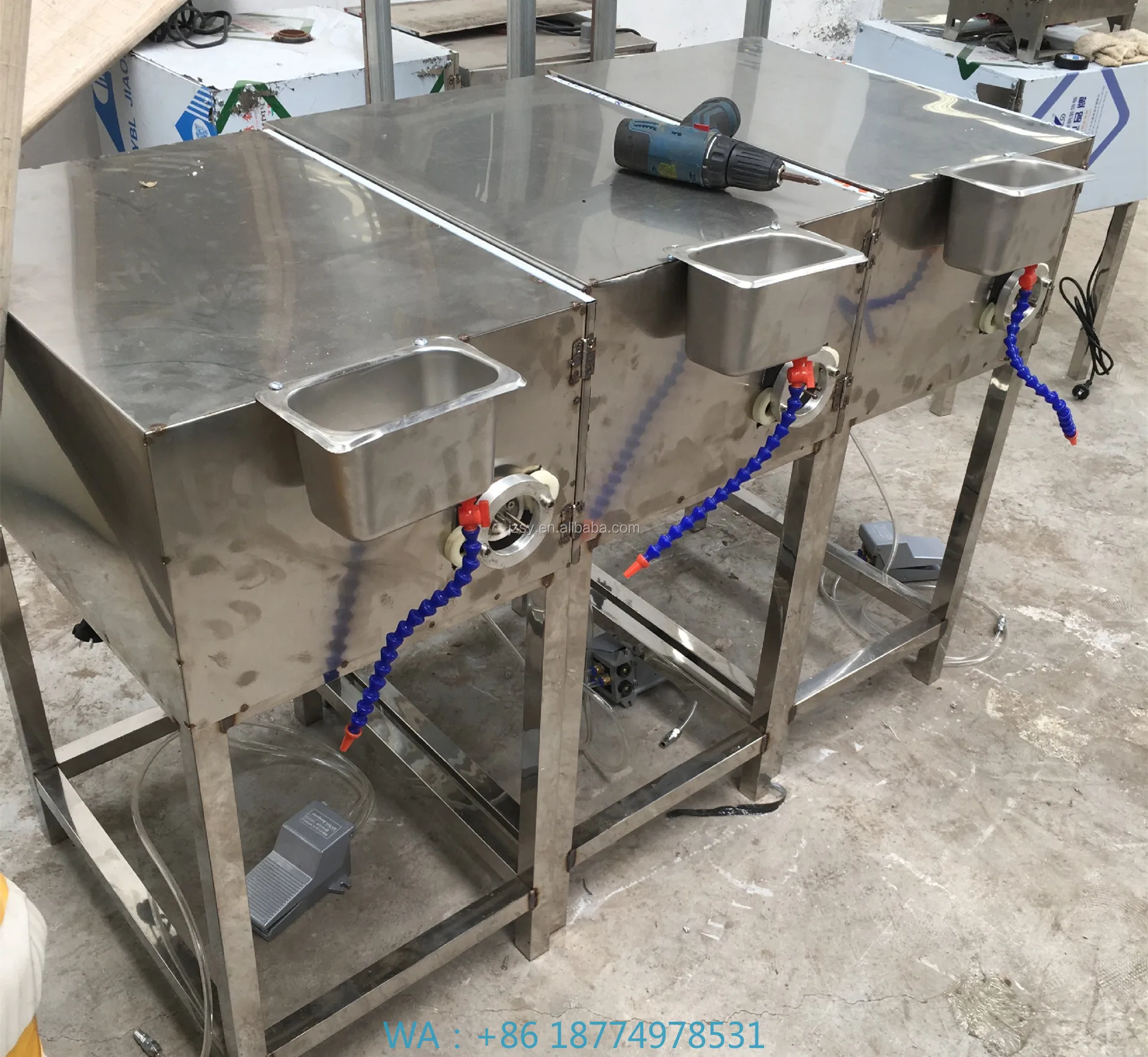 Máquina/cuerda de barbacoa, máquina para dar forma a la parrilla, precio al por mayor, formación de cuerdas de gluten para hornear semiautomática comercial