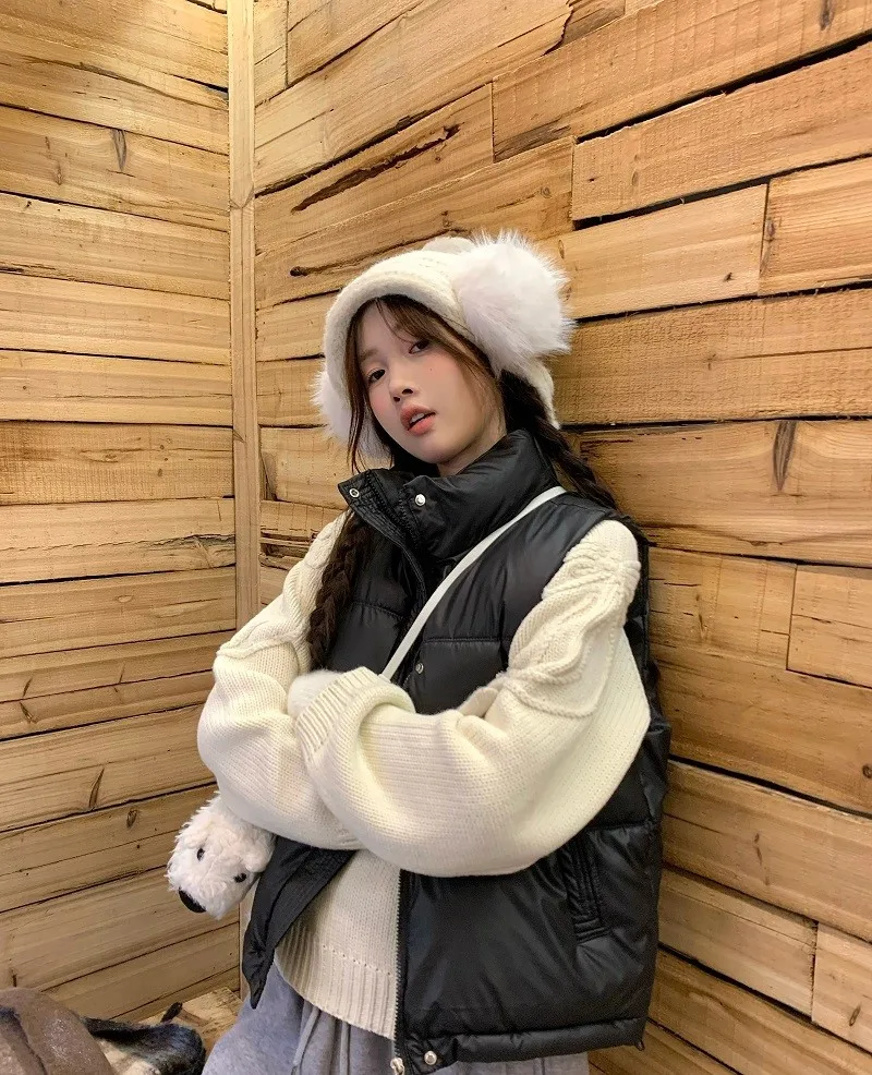 

Vests Waistcoats Thick Womens Zipper Summer Mesh Openwork Slim Clubwear Ulzzang Quick-Drying Airy Lightweight Trendy Fashionable