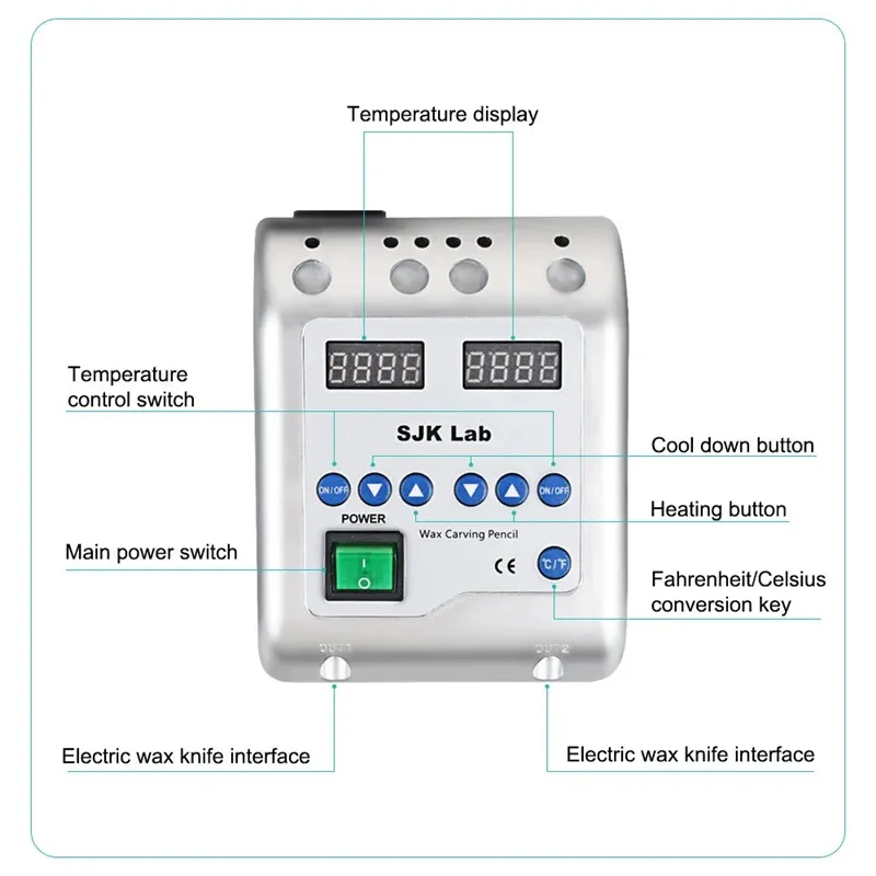 

Electric Dental Lab Wax Carving Pen Copper Waxer Knife for Carving And Molding Wax Patterns Dentistry Tool Electrical Appliances